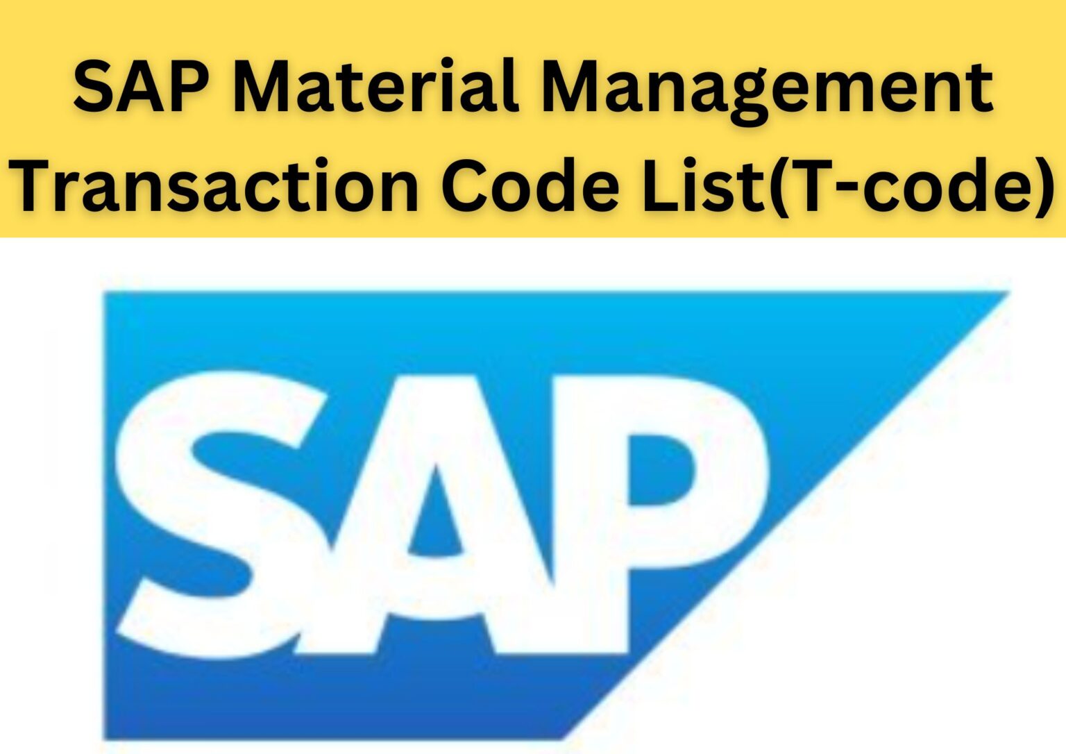 sap-material-management-transaction-code-list-t-code